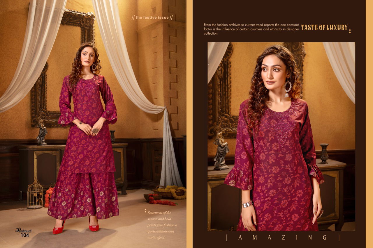 Ft Pankhudi 1 Latest Fancy Casual Wear Kurtis Collection 